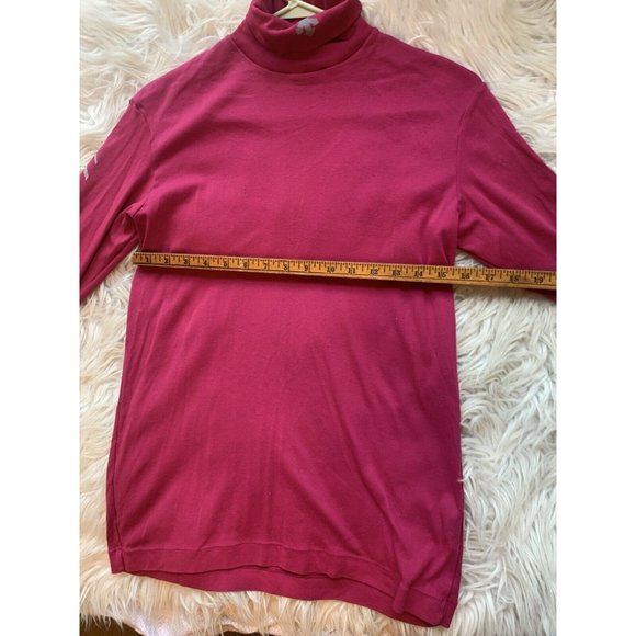 Descente Ski Turtleneck pullover Pink mens size S vintage - Picture 7 of 8